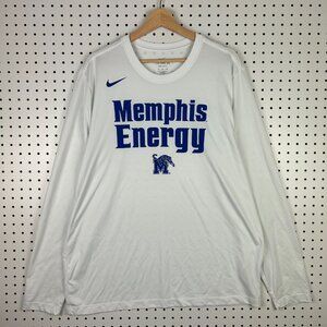 Nike Memphis Energy Tiger‎ Basketball XL Long Sleeve Dri Fit Team Issued Penny